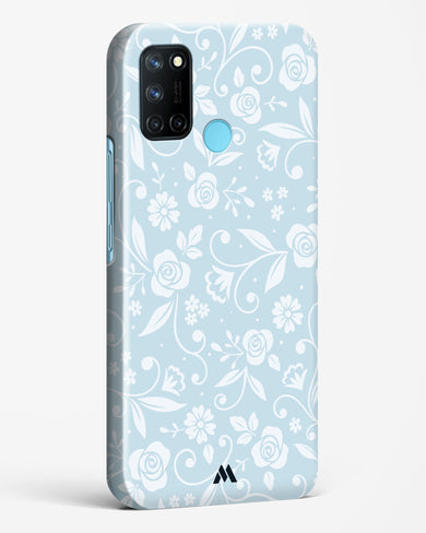 Floral Blue Zephyrs Hard Case Phone Cover-(Realme)