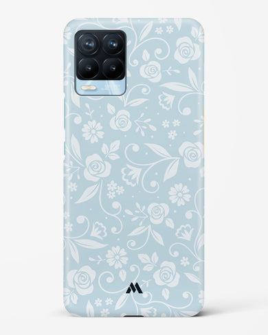 Floral Blue Zephyrs Hard Case Phone Cover-(Realme)