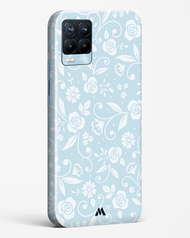 Floral Blue Zephyrs Hard Case Phone Cover-(Realme)