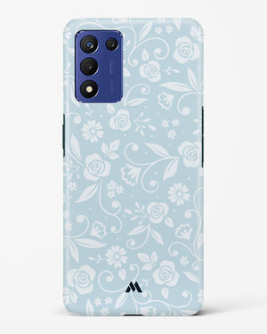 Floral Blue Zephyrs Hard Case Phone Cover-(Realme)