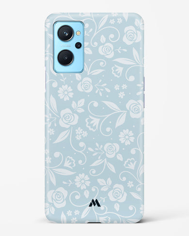 Floral Blue Zephyrs Hard Case Phone Cover-(Realme)