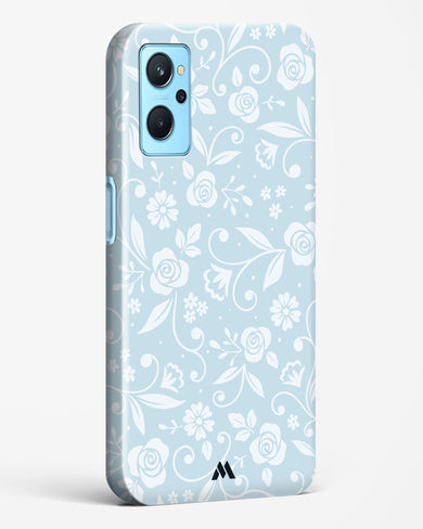 Floral Blue Zephyrs Hard Case Phone Cover-(Realme)