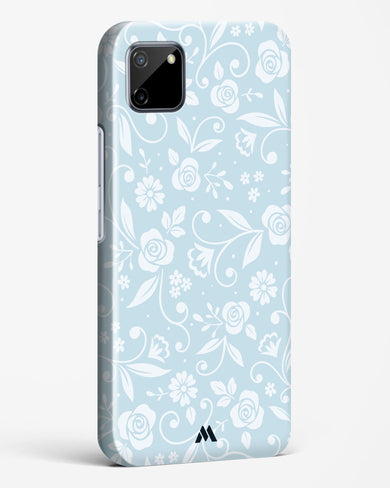 Floral Blue Zephyrs Hard Case Phone Cover-(Realme)