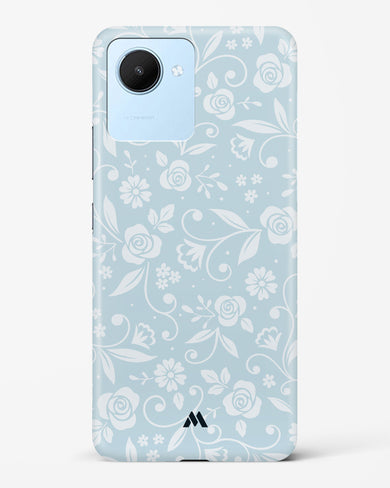 Floral Blue Zephyrs Hard Case Phone Cover-(Realme)