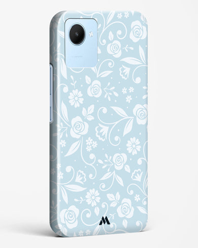 Floral Blue Zephyrs Hard Case Phone Cover-(Realme)