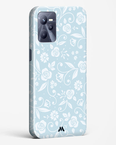 Floral Blue Zephyrs Hard Case Phone Cover-(Realme)