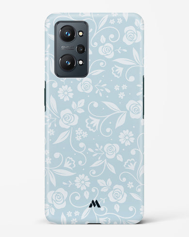 Floral Blue Zephyrs Hard Case Phone Cover-(Realme)