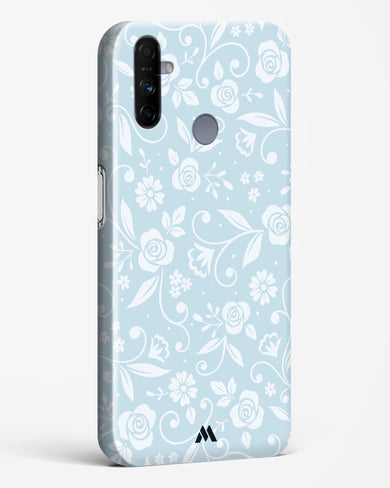 Floral Blue Zephyrs Hard Case Phone Cover-(Realme)