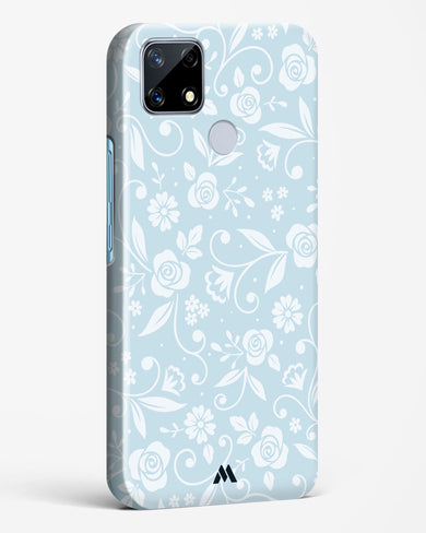 Floral Blue Zephyrs Hard Case Phone Cover-(Realme)