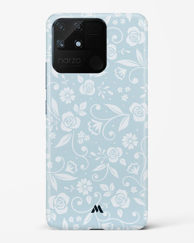 Floral Blue Zephyrs Hard Case Phone Cover-(Realme)