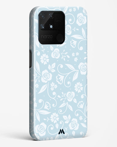 Floral Blue Zephyrs Hard Case Phone Cover-(Realme)