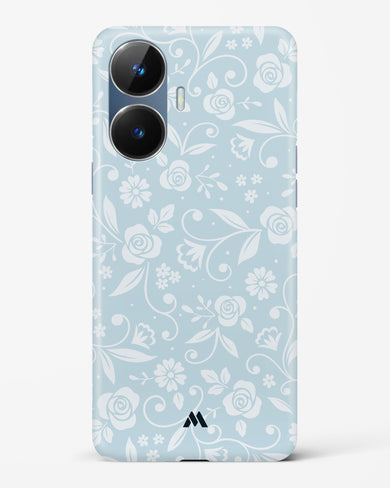 Floral Blue Zephyrs Hard Case Phone Cover-(Realme)