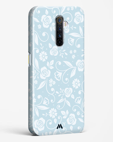 Floral Blue Zephyrs Hard Case Phone Cover-(Realme)