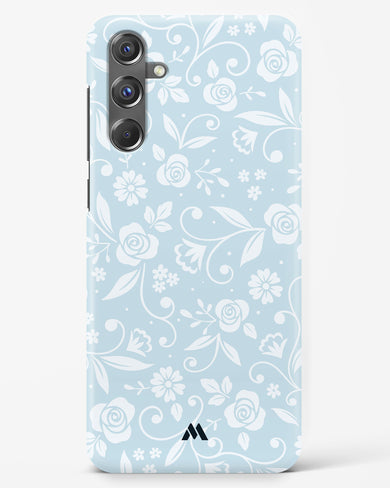 Floral Blue Zephyrs Hard Case Phone Cover-(Samsung)