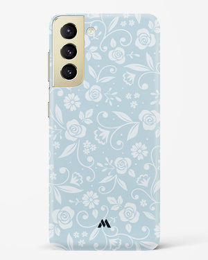 Floral Blue Zephyrs Hard Case Phone Cover-(Samsung)