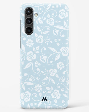 Floral Blue Zephyrs Hard Case Phone Cover-(Samsung)