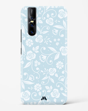 Floral Blue Zephyrs Hard Case Phone Cover (Vivo)