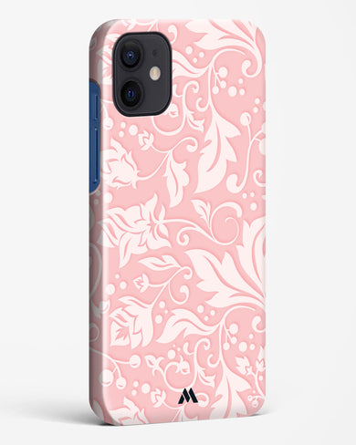 Floral Pink Zephyrs Hard Case Phone Cover-(Apple)