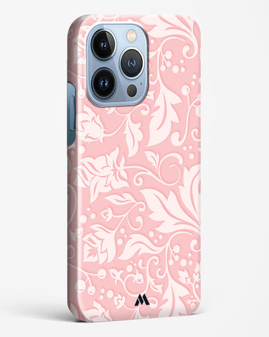 Floral Pink Zephyrs Hard Case Phone Cover-(Apple)