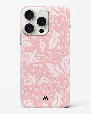 Floral Pink Zephyrs Hard Case iPhone 15 Pro