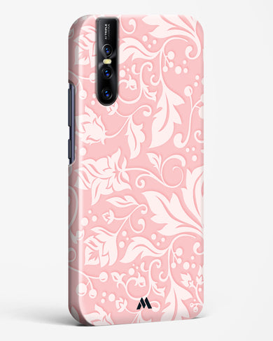 Floral Pink Zephyrs Hard Case Phone Cover-(Vivo)