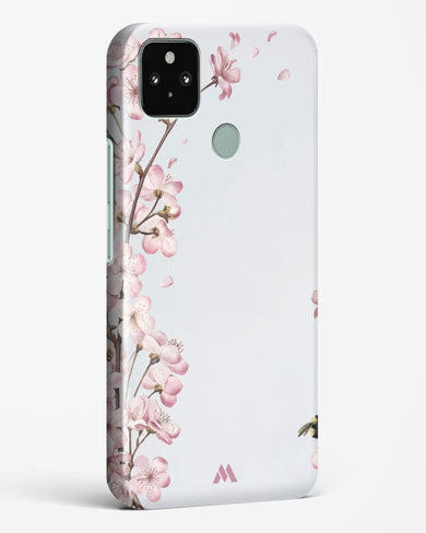 Pastel Flowers on Marble Hard Case Phone Cover-(Google)