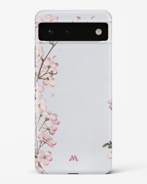 Pastel Flowers on Marble Hard Case Phone Cover (Google)