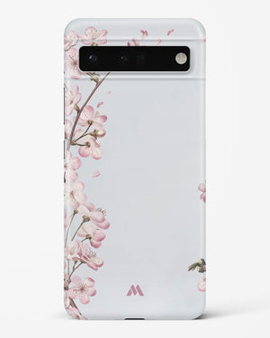 Pastel Flowers on Marble Hard Case Phone Cover (Google)