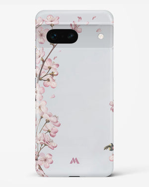 Pastel Flowers on Marble Hard Case Phone Cover-(Google)