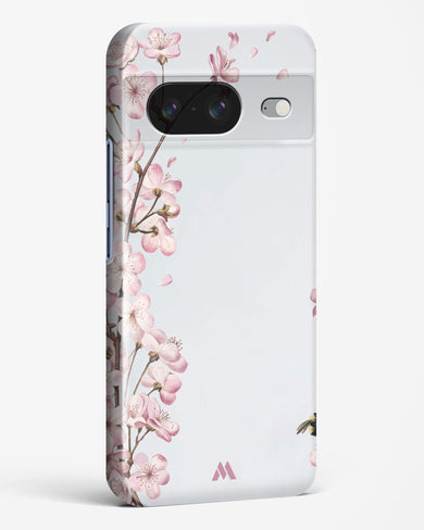 Pastel Flowers on Marble Hard Case Phone Cover-(Google)