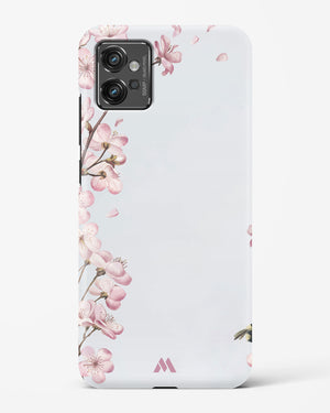 Pastel Flowers on Marble Hard Case Phone Cover (Motorola)