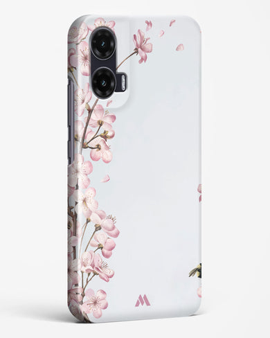 Pastel Flowers on Marble Hard Case Phone Cover (Motorola)