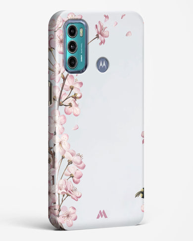 Pastel Flowers on Marble Hard Case Phone Cover (Motorola)
