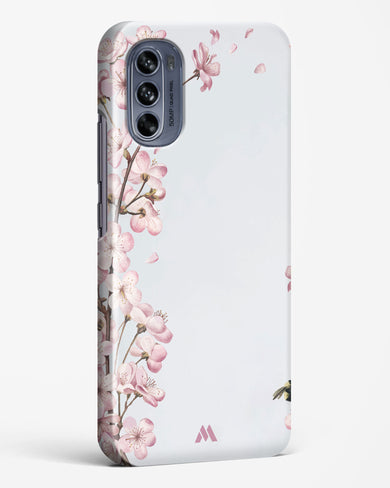 Pastel Flowers on Marble Hard Case Phone Cover (Motorola)
