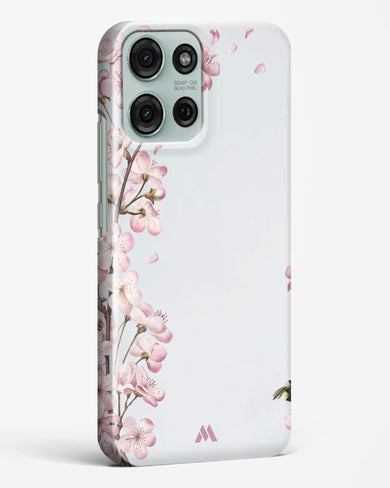 Pastel Flowers on Marble Hard Case Phone Cover (Motorola)