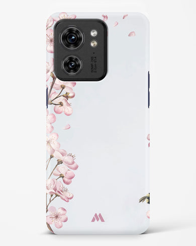 Pastel Flowers on Marble Hard Case Phone Cover (Motorola)