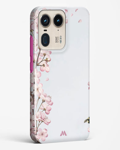 Pastel Flowers on Marble Hard Case Phone Cover (Motorola)