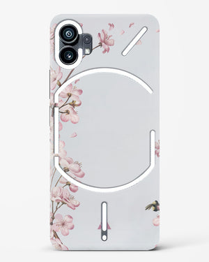 Pastel Flowers on Marble Hard Case Nothing Phone 1