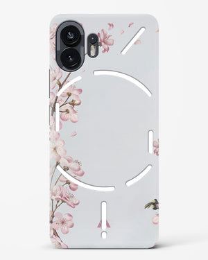 Pastel Flowers on Marble Hard Case Phone Cover (Nothing)