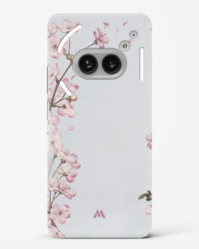 Pastel Flowers on Marble Hard Case Phone Cover (Nothing)