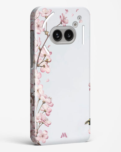 Pastel Flowers on Marble Hard Case Phone Cover (Nothing)