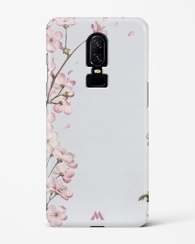 Pastel Flowers on Marble Hard Case Phone Cover-(OnePlus)