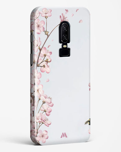 Pastel Flowers on Marble Hard Case Phone Cover-(OnePlus)