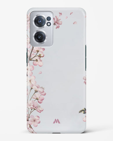 Pastel Flowers on Marble Hard Case Phone Cover-(OnePlus)