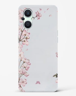 Pastel Flowers on Marble Hard Case Phone Cover-(Oppo)