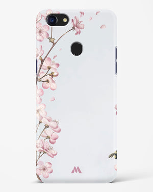 Pastel Flowers on Marble Hard Case Phone Cover-(Oppo)