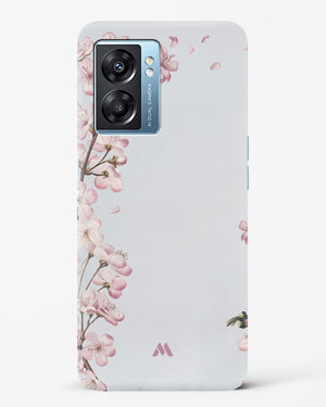 Pastel Flowers on Marble Hard Case Phone Cover-(Oppo)