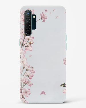 Pastel Flowers on Marble Hard Case Phone Cover-(Oppo)