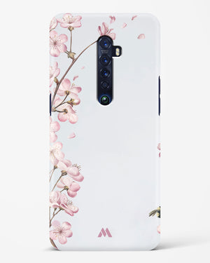 Pastel Flowers on Marble Hard Case Phone Cover-(Oppo)