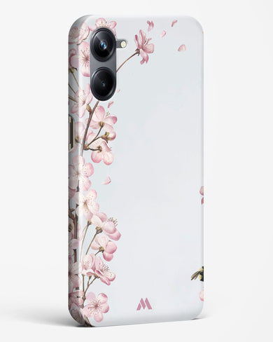Pastel Flowers on Marble Hard Case Phone Cover (Realme)